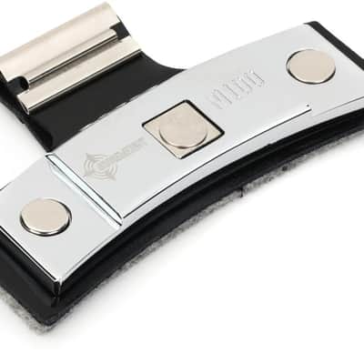 Snareweight M100 Leather Tone Control Dampener - Black (SnwtM100Bkd1) image 1