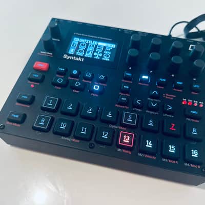 Elektron Syntakt 12 Track Drum Computer & Synthesizer 2022- Present - Black