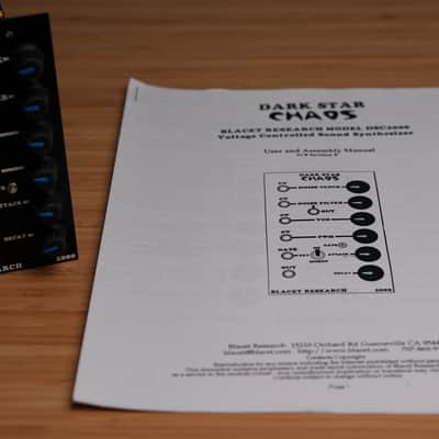 Blacet Research Dark Star Chaos DSC2000 Rev B Voltage Controlled Sound Synthesizer 1998 - Black image 11