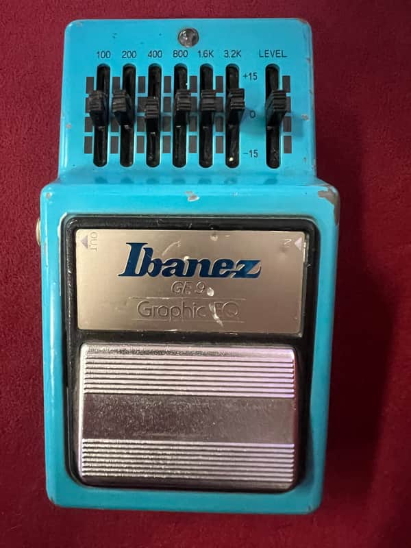 Ibanez GE9 Graphic EQ 1980s - Blue image 1
