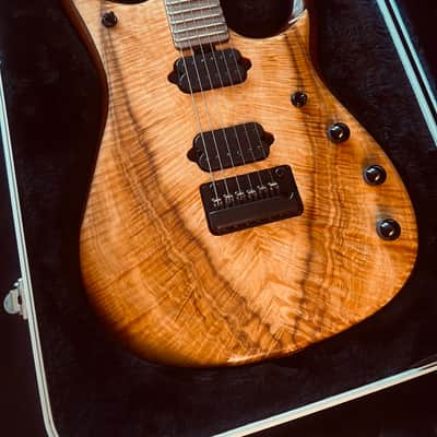 EBMM BFM John Petrucci Signature JP15-6 Trans Gold Japanese Maple image 2