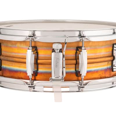 Ludwig Supraphonic RAW Bronze Phonic 5x14" Snare Drum with Imperial Lugs | LB550R | NEW | Made in the USA | Authorized Dealer image 2