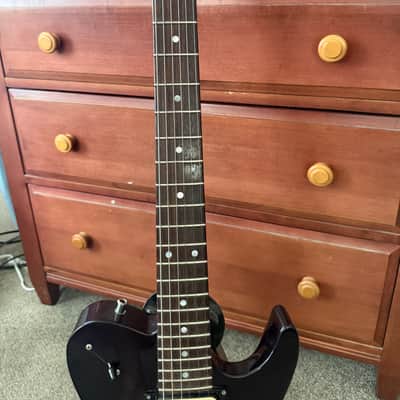 b3 (Gene Baker) a Prototype of Custom ordered b3 guitar -  Model: L.A., made in 2010 - Ox Blood - Blend Les Paul Strat Tele Features image 6