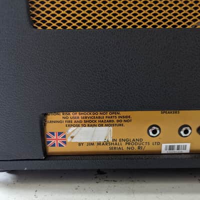 1993 Marshall 1987X MK II Reissue 2-Channel 50-Watt Guitar Amp Head - Black image 4