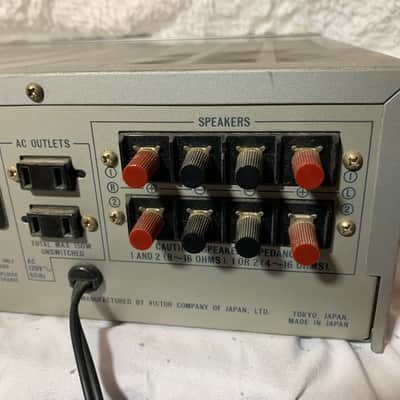 JVC R-X44 Digital Synthesizer Stereo Receiver Amplifier Phono input Tested/Works image 13