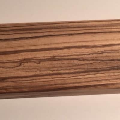 Guilford Zebrawood P-90 Pickup Cover - No pole piece holes - Single Cover - USA image 1