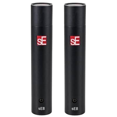 SE Electronics SE8SPOMNI Factory Matched Pair of sE8 Omni Microphones with Mounting and Case image 1