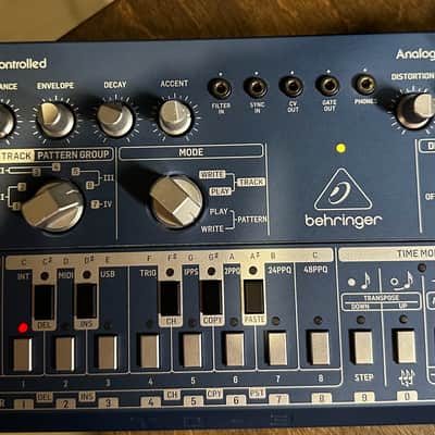 Behringer TD-3 Analog Bass Line Synthesizer 2019 - Present - Blue image 1