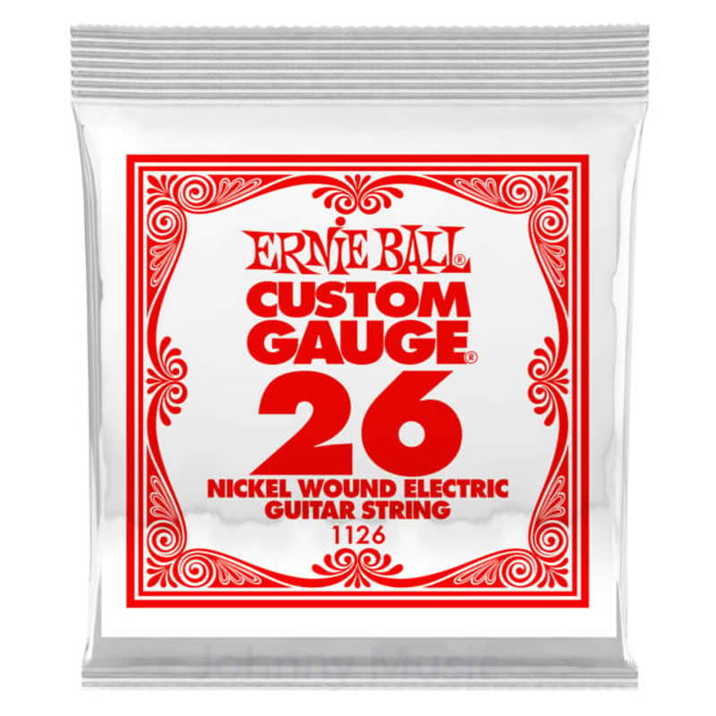 .026 Custom Gauge Electric Guitar Single String Nickel Plated Steel Wound On Tin Plated Hexagon Core image 1