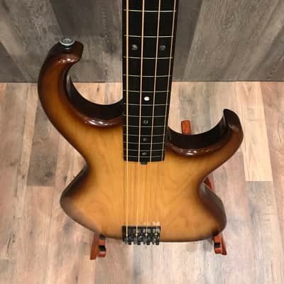 Rick Turner Renaissance Electroline 1 Fretless Bass 1996 Sunburst image 2