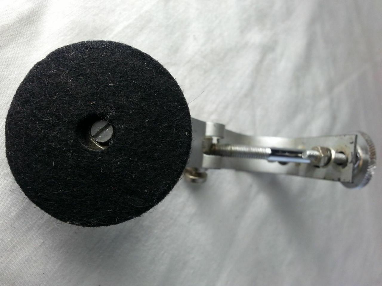 Sonor Muffler Vintage 60s Tear Drop Style Drums-Snare/Tom Chrome Black Felt* — main photograph