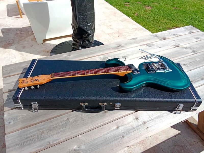 Mosrite Mark I "Ventures model" 1984 - blue ink image 1