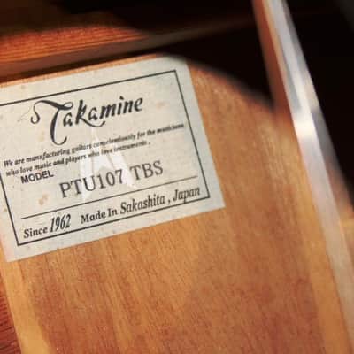 Takamine folk PTU-107 2006 - TBS - electro-ac. Japan import image 9