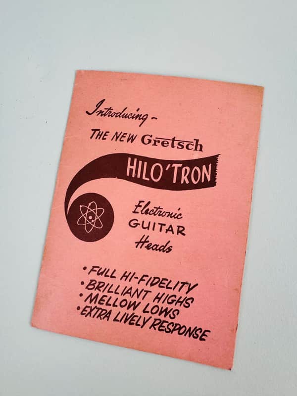Gretsch Vintage Hilo'Tron Tri-Fold Tag '50s-'60s - Pink image 1