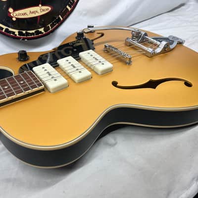 Guild SF-1 Starfire 1 Jet 90 Semi-Hollow Body Electric Guitar - Satin Gold image 20