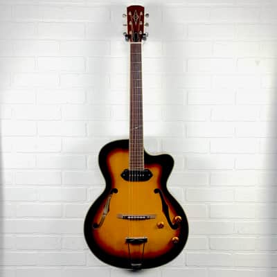 Alvarez AD65CE Archtop Acoustic Electric P-90 Pickup w/ Case image 2