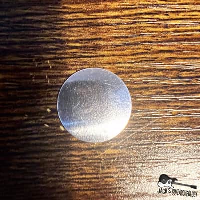 Gibson Metal Insert for Reflector Knob- "VOLUME" (1962-78 - SIlver) image 3