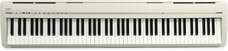Kawai ES120 88-key Digital Piano with Speakers - Light Gray image 1