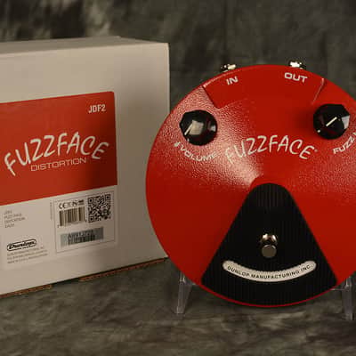 Dunlop JDF2 Fuzz Face Classic Red NEW w FREE Same Day Shipping & 2 Patch Cables included image 1