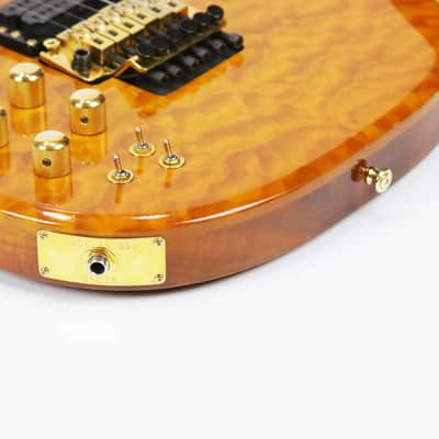 1992 Carvin DC400 Left-Handed Vintage Kiesel M22 Pickups Kahler LH Lefty Quilted Maple KOA Wood Custom Ordered Rare Electric Guitar w/ Orig. OHSC Tweed Case image 12