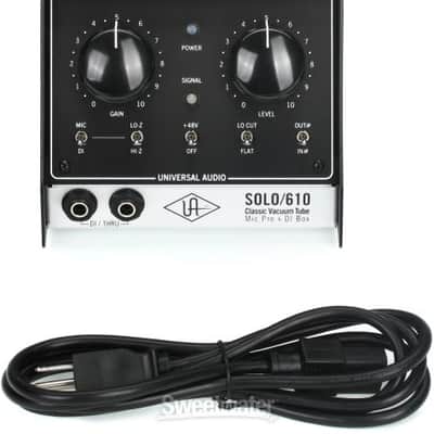 Universal Audio SOLO/610 Tube Desktop Microphone Preamp (Solo610d2) image 4