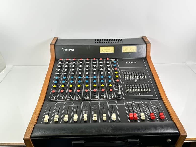 Vintage CARVIN MX822 Mixer Mixing Console 8 Channel | Reverb