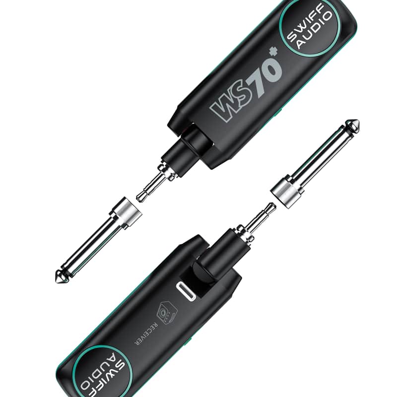 Swiff ws-70 plus Wireless Receiver Transmitter with 6.35mm/3.5mm interface,price include the import duty for US buyer image 1