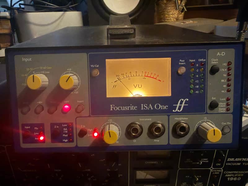 Focusrite ISA One Desktop Mic Preamp 2008 - Present - Blue | Reverb