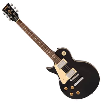 Vintage V10 Coaster Series Electric Guitar Pack ~ Left Hand Boulevard Black image 3