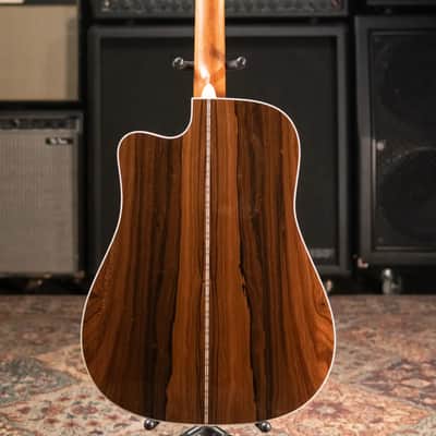 Martin Custom Shop Dreadnought Acoustic Guitar - Ziricote with Hardshell Case image 8