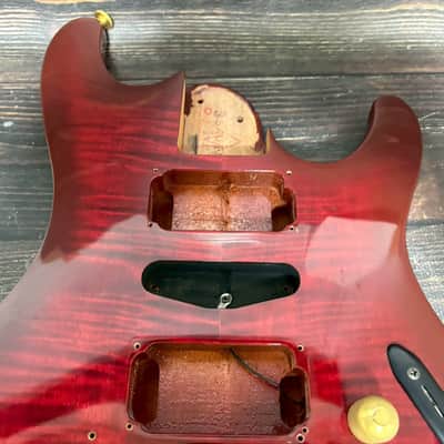1993 Ibanez S540FM Body Mahogany Transparent Red Made in Japan image 5