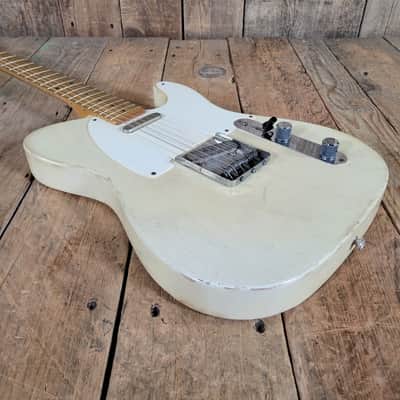 Danocaster Single Cut V Neck 2013 - White Blonde image 12