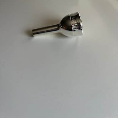 Mercer and Barker MB4ET Euphonium Mouthpiece Silver Plated image 3
