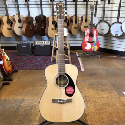 Fender CC-60S Solid Top Concert Acoustic Natural image 4