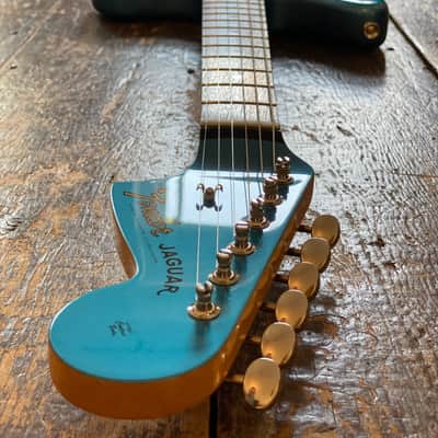Fender Japan Limited Edition Traditional 60's Jaguar FSR Lake Placid Blue MIJ image 3