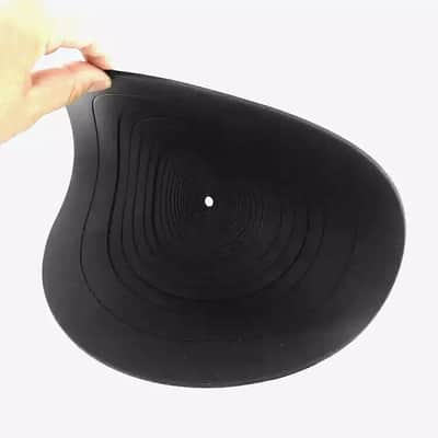 Vinyl Record Player Turntable Rubber Slip Mat, Idea For Technics SL-1210 Decks (Fits All Models) image 1