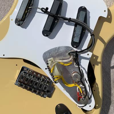 1980’s - 1990’s Vintage Starfire Stratocaster by EKS Tech Inc. Vintage Cream / Buttercream, Made in Japan. Upgraded, Serviced & Setup image 17