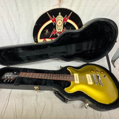 Hamer USA Studio Custom P90 Guitar with Case 1995 - Gold Top goldtop image 1