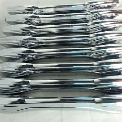 *Premier 8x Bass Drum/Marching Snare/Tom Lugs Chrome Vintage 70s England 3-Hole image 1
