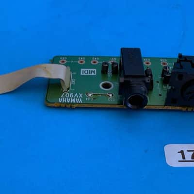 YAMAHA PSR-240 Keyboard Part: In/Out Midi Sustain PCB Circuit Board [XV907] image 5