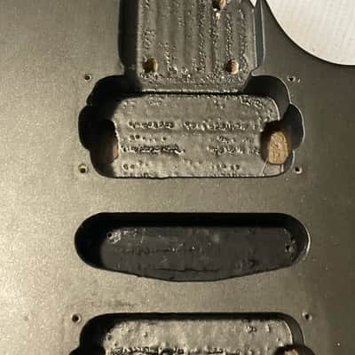 2000's Indonesian Ibanez RG5EX1 Grey Pewter Damaged Basswood Guitar Body Floyd Ready image 12