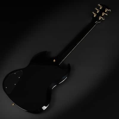 2017 Gibson Custom Shop SG Custom - Ebony | USA Long Neck Tenon 490R 498T Humbucker 3.17kg | CoA OHSC image 12