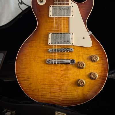 Gibson Custom Shop Billy Gibbons "Pearly Gates" Les Paul Std. VOS "Holy Grail" Ltd. Run! Serial: #BG145 nur 3,92kg!  2009 - VOS Pearly Gates Burst image 15