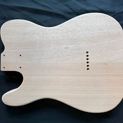 BMC Guitar Body Tele® Telecaster® Unfinished Spalted Top With Binding Standard Route  [T100] image 2