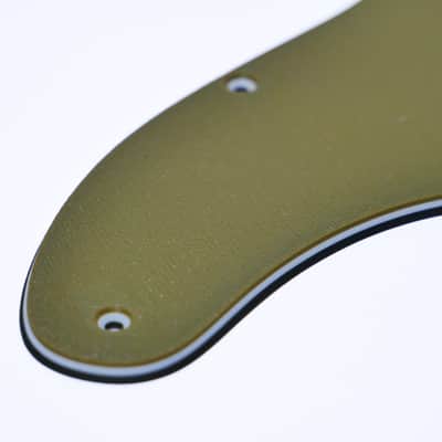 Custom 8-Hole Telecaster Pickguard - Artisan Series - Textured Olive Drab Green image 10