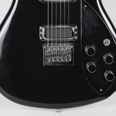 2006 Rickenbacker Colorado 650C Jetglo Black in Original Case Wide Neck Electric Guitar image 10