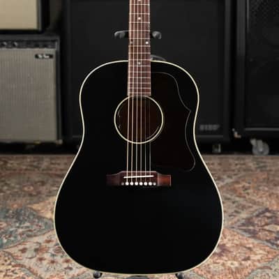 Gibson '50s J-45 Original Acoustic/Electric Guitar - Ebony with Hardshell Case image 4
