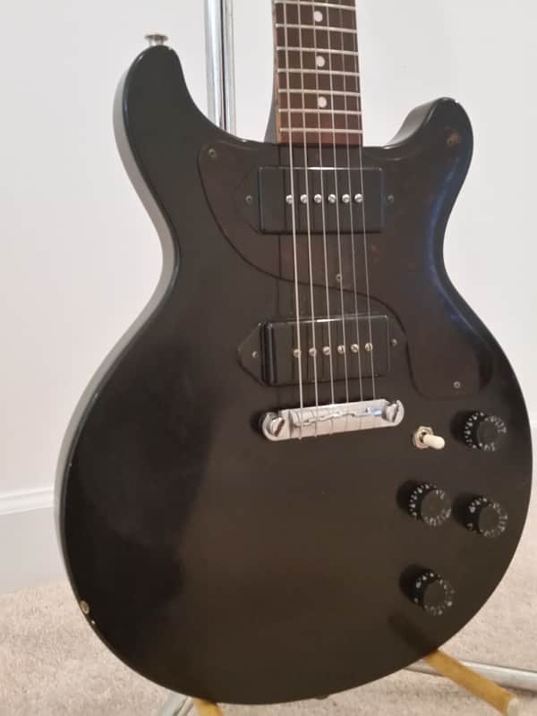 Matsumoku Les Paul Jr. style 1976 black | Reverb