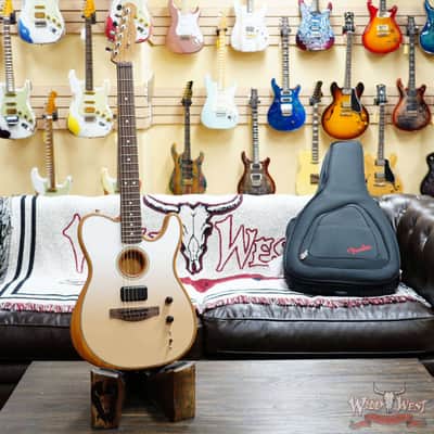 Fender FINNEAS Signature Acoustasonic Player Telecaster Rosewood Fingerboard Cappuccino Fade 5.00 LBS with Deluxe Gig Bag image 4