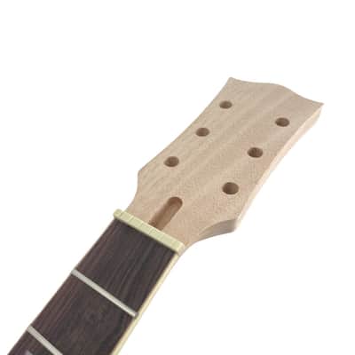 Les Paul Style Electric Guitar Neck 22 Fret 24.75 Inch Rosewood Fretboard, Mahogany image 8